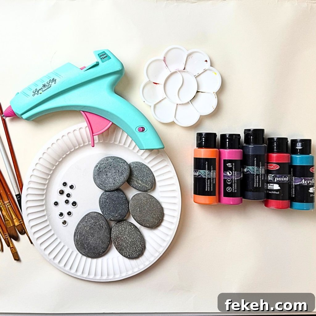 Create a Rocky Bug Garden: DIY Guide for Backyard Insects 3 Child painting a rock