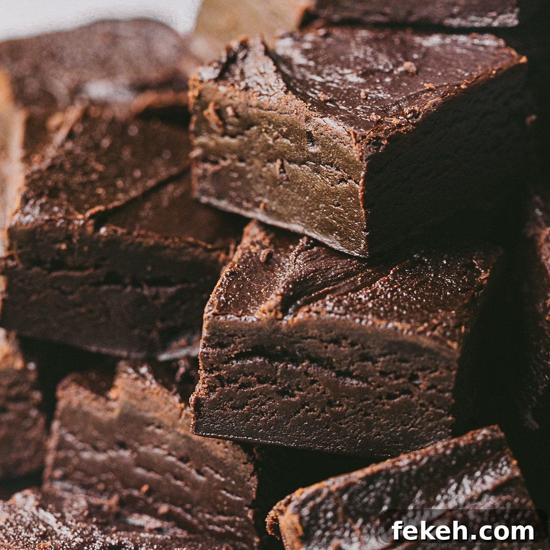 square image of a pile of old-fashioned fudge
