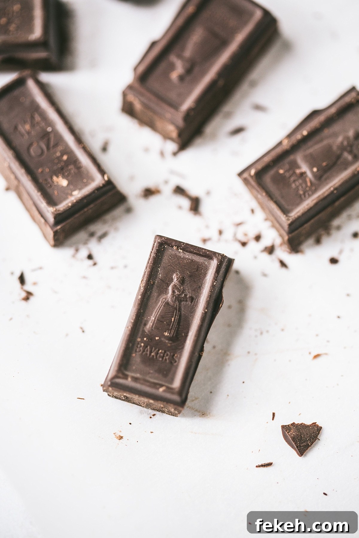 chunks of bakers unsweetened chocolate