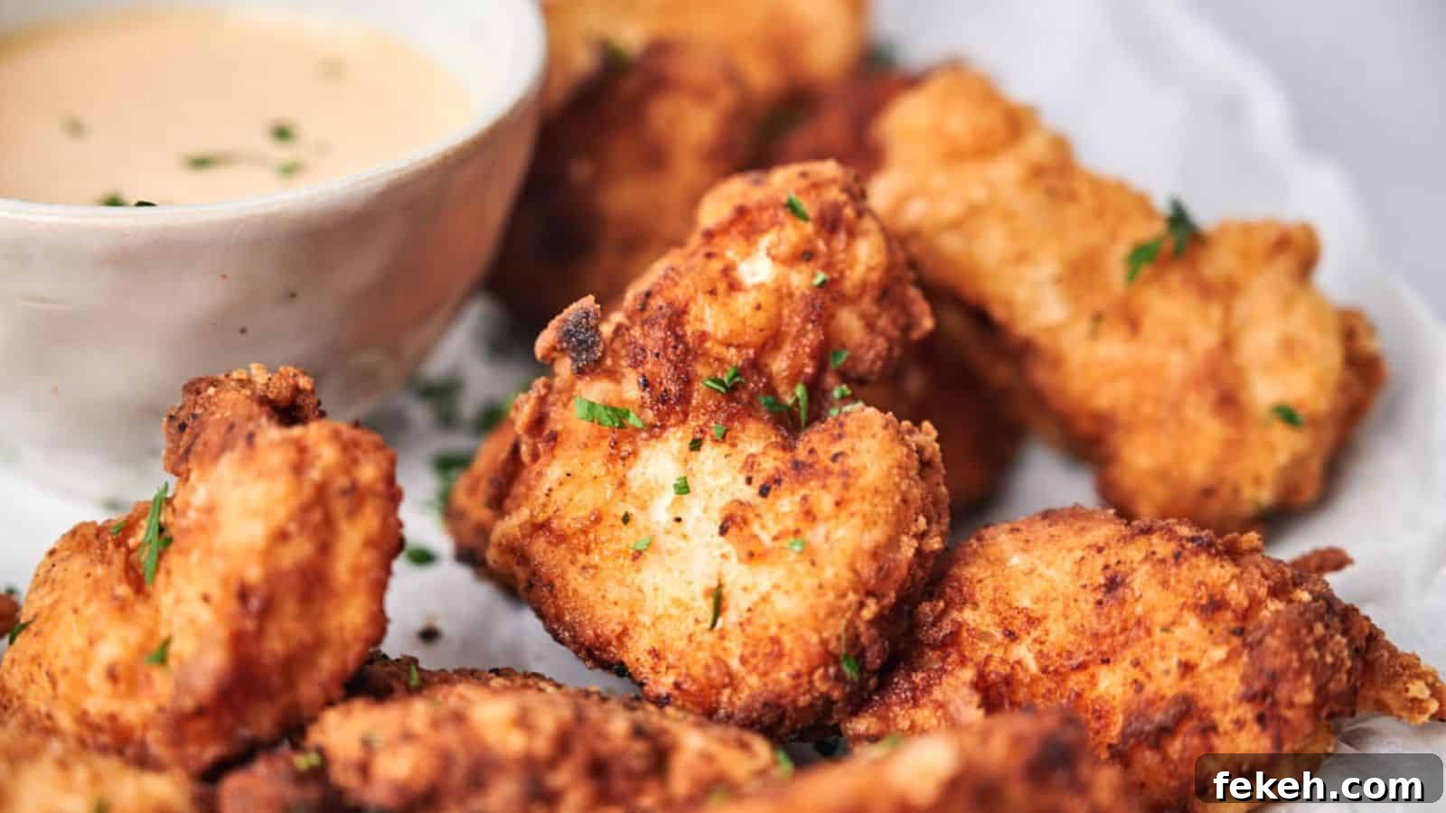 I Tried 15 Fall Snacks So You Don’t Have To — Top Picks Reviewed 14 Golden fried chicken pieces with a side of dipping sauce.