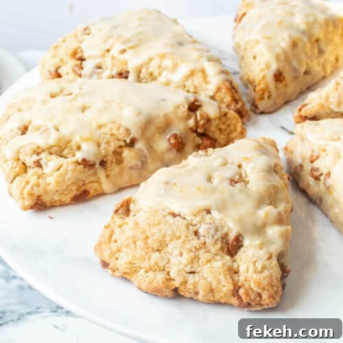 cinnamon chip scones (starbucks recipe) on a tray