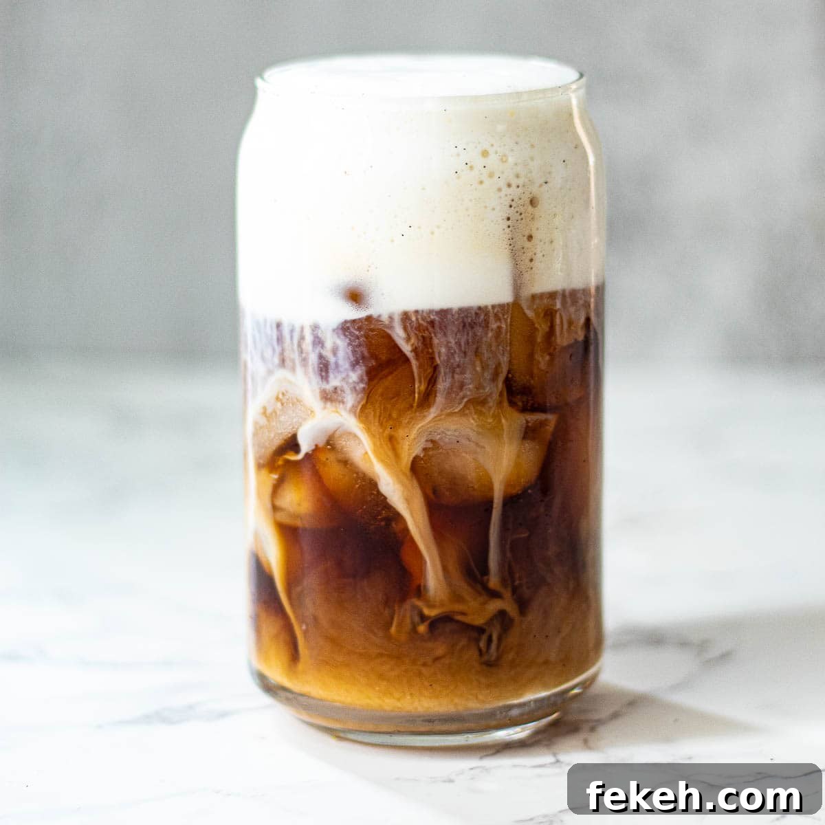 Sweet Cream Cold Foam Recipe in a glass