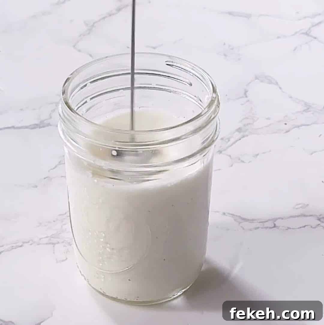 vanilla sweet cream cold foam step 3