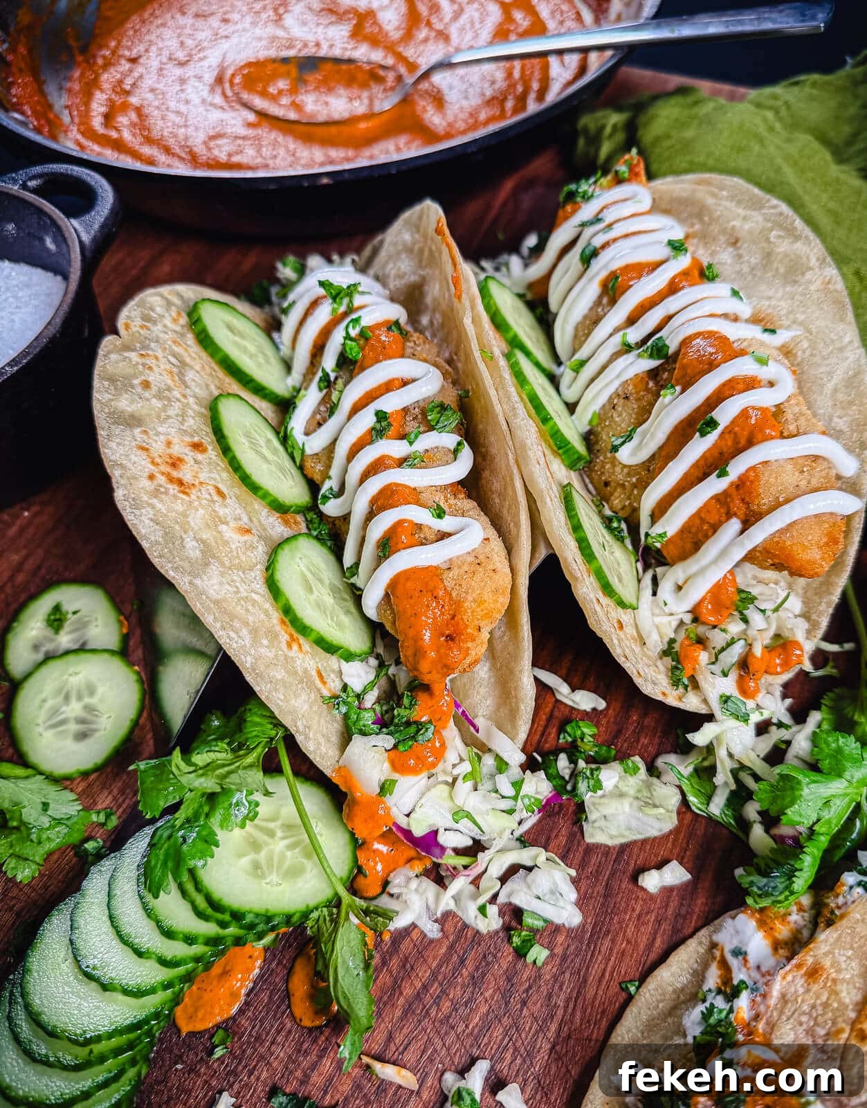Chicken Tikka Masala Tacos Recipe — Fusion Indian Street Food 13 tikka masala tacos with cucumbers and slaw