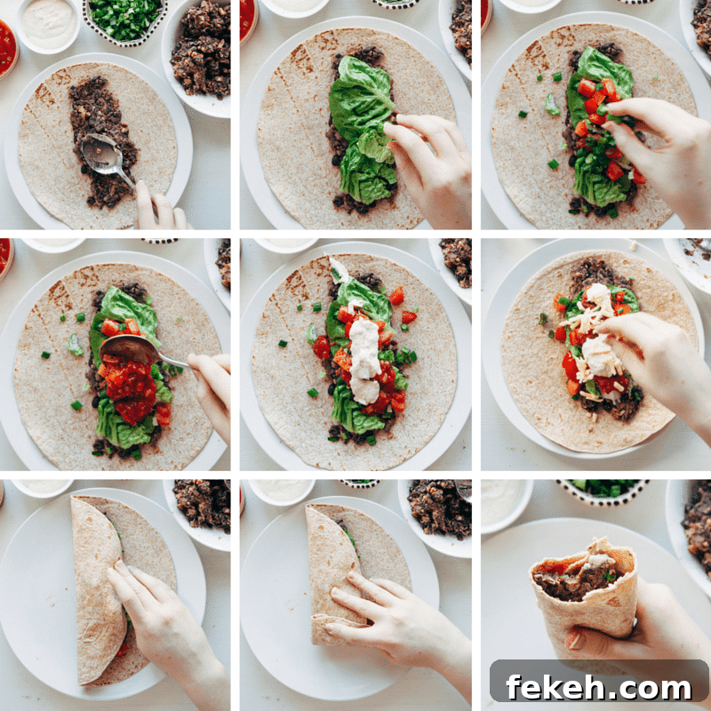 Burrito Step by Step