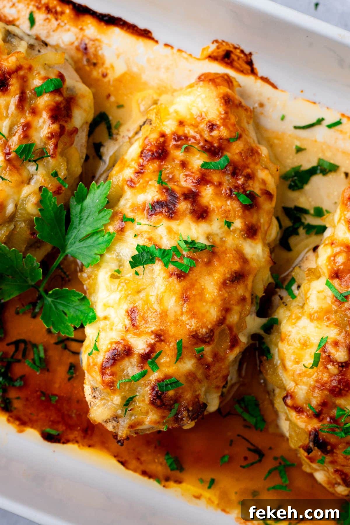 21 Quick High-Protein, High-Fiber Meals with 30g+ Protein 13 Cheesy French Onion Chicken