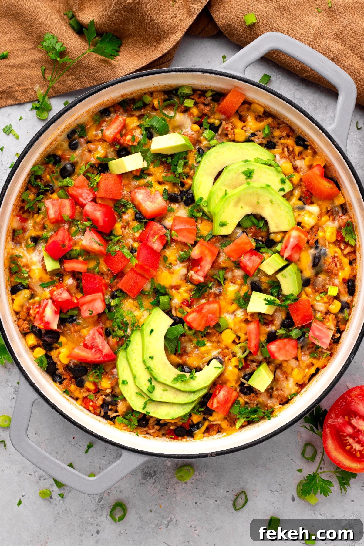 21 Quick High-Protein, High-Fiber Meals with 30g+ Protein 14 Burrito Bowl in a Skillet