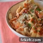 This hearty, homemade Mushroom Bolognese is easy to make and pairs well with ravioli, gnocchi, or any other pasta that your heart desires.