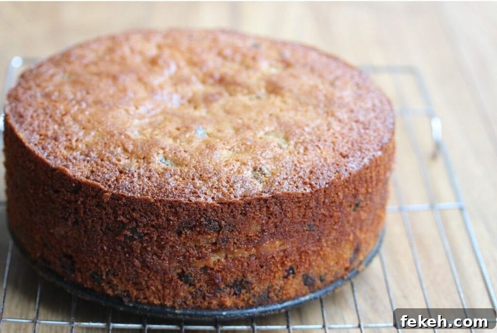 Gluten-Free Fruit Cake with Simnel Cake Option 4 Gluten free fruit cake cooling on a wire rack