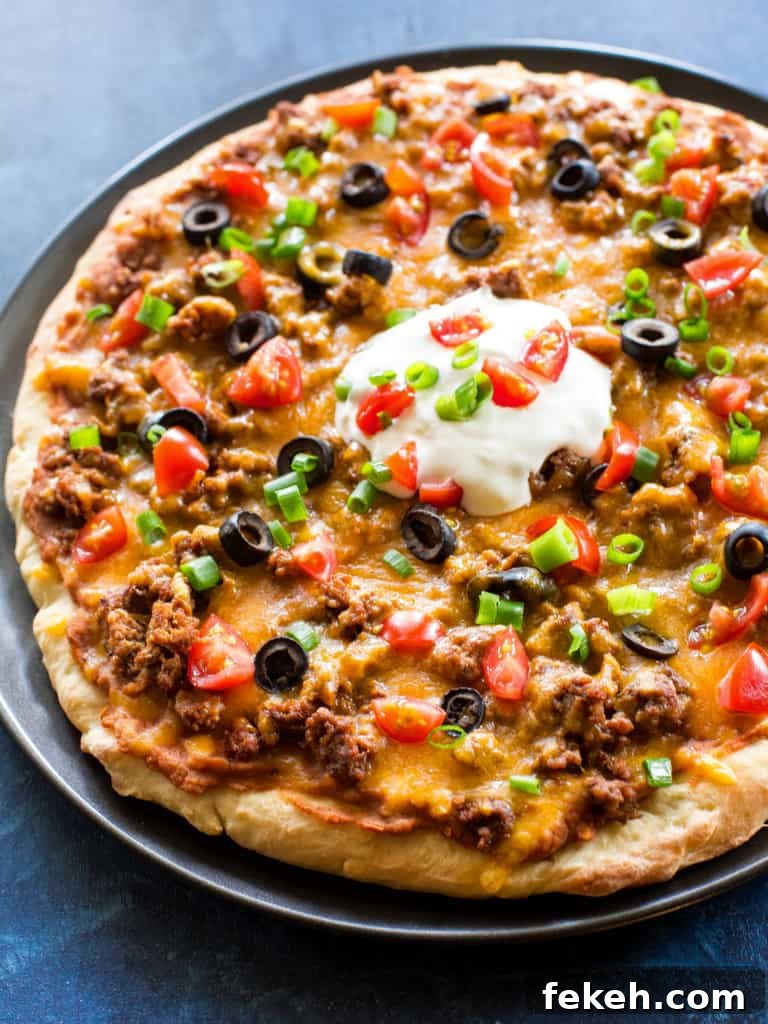 How to Make Taco Pizza at Home — Crispy Mexican-Style Pie 3 Taco Pizza
