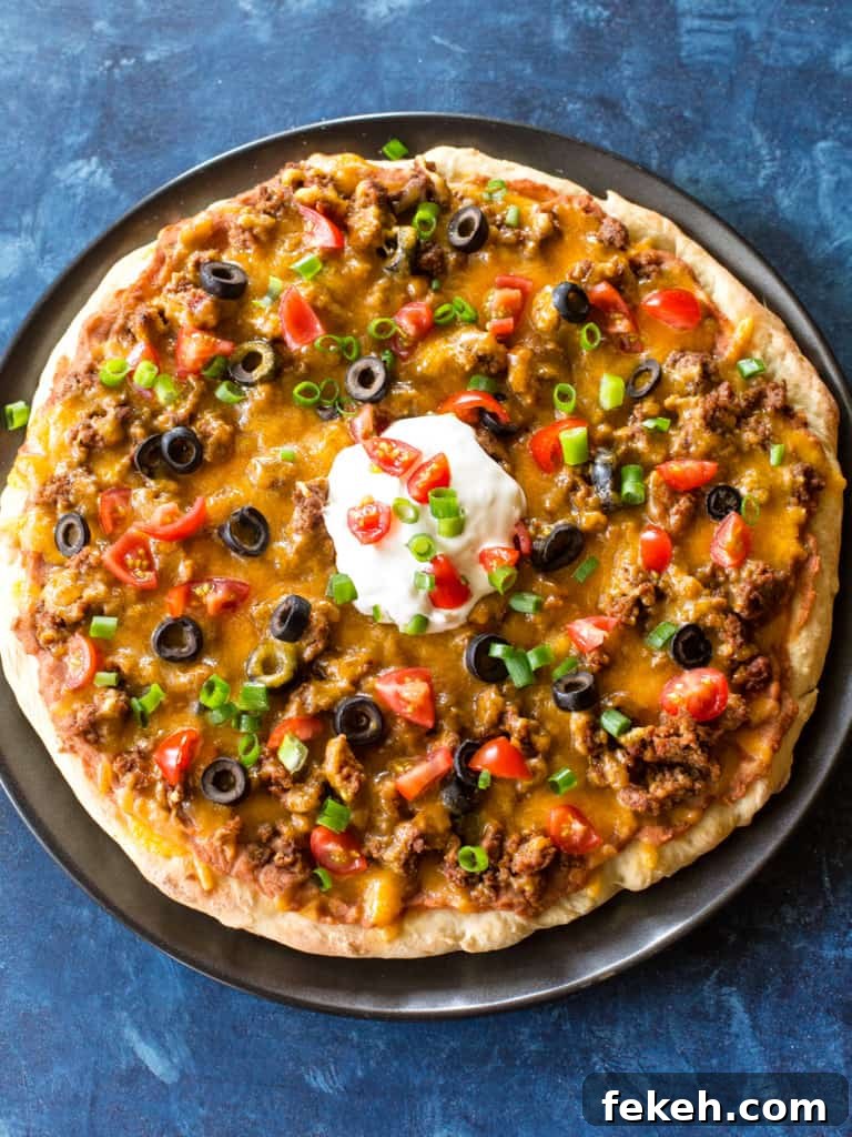 How to Make Taco Pizza at Home — Crispy Mexican-Style Pie 4 Taco Pizza