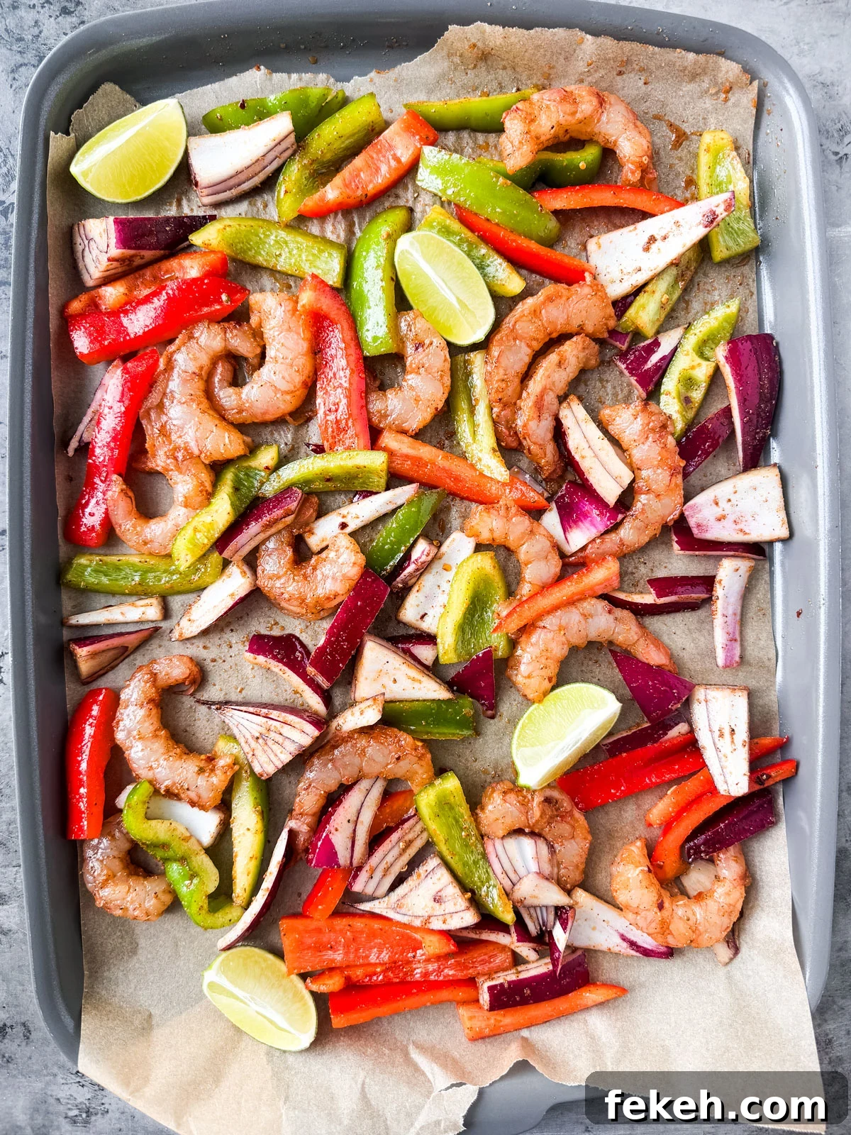 Sheet Pan Shrimp Fajitas with Peppers and Lime 5 img 18768 4