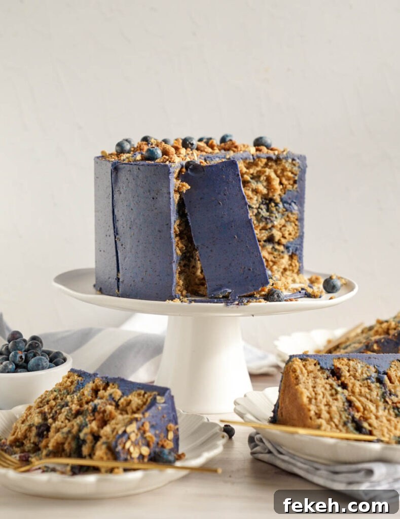 Summer Blueberry Crisp Cake Recipe – Juicy, Crunchy & Seasonal 2 Blueberry Crisp Cake