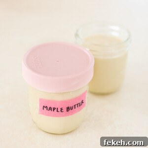 Whipped Maple Butter: Homemade Maple Cream Recipe 4 a jar of maple cream