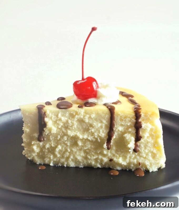 Creamy Crustless New York-Style Cheesecake Recipe 2 Creamy crustless New York cheesecake
