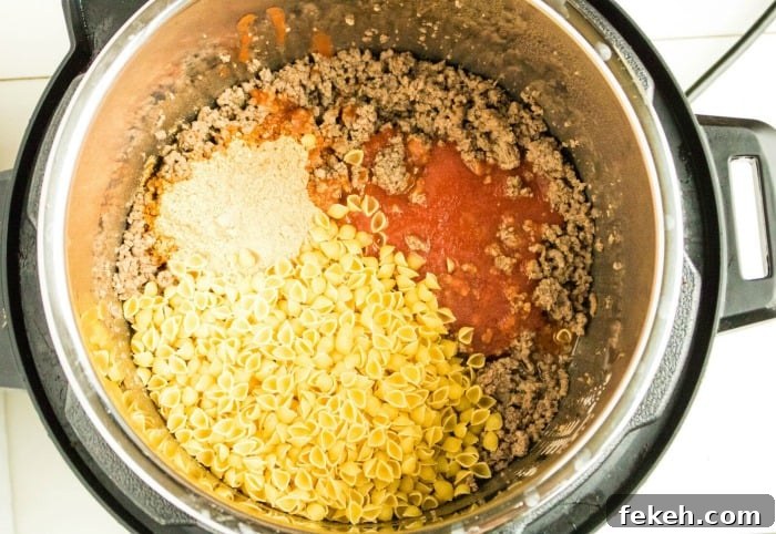 one pot cheesy taco pasta