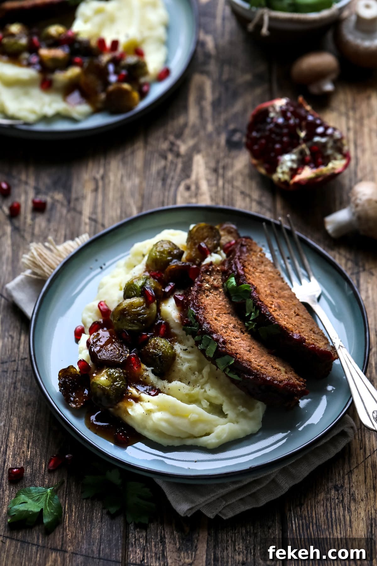 Vegetarian Roast Dinner Ideas for a Comforting Sunday Meal 12 Vegetarian roast dinner on a plate with sides.