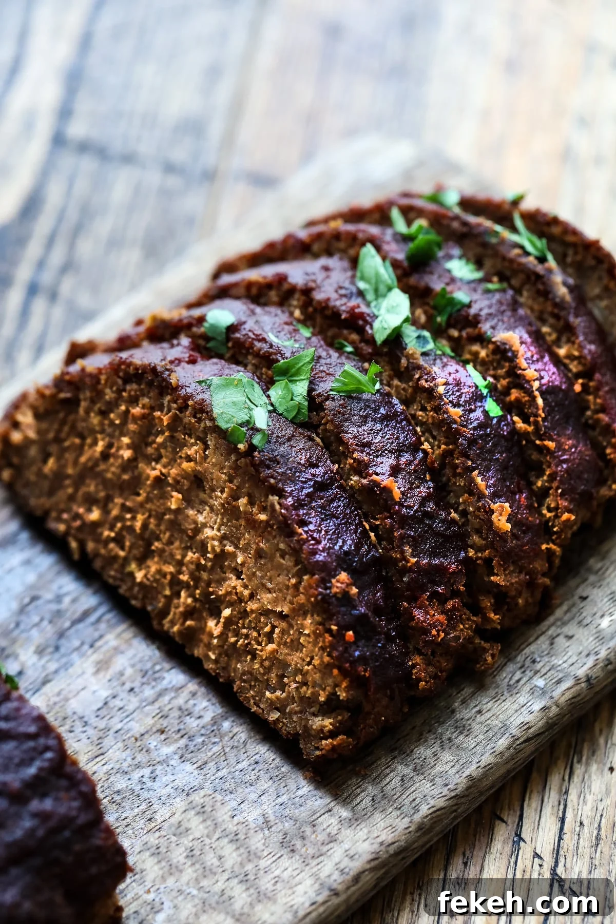 Vegetarian Roast Dinner Ideas for a Comforting Sunday Meal 3 A slice of vegan loaf.