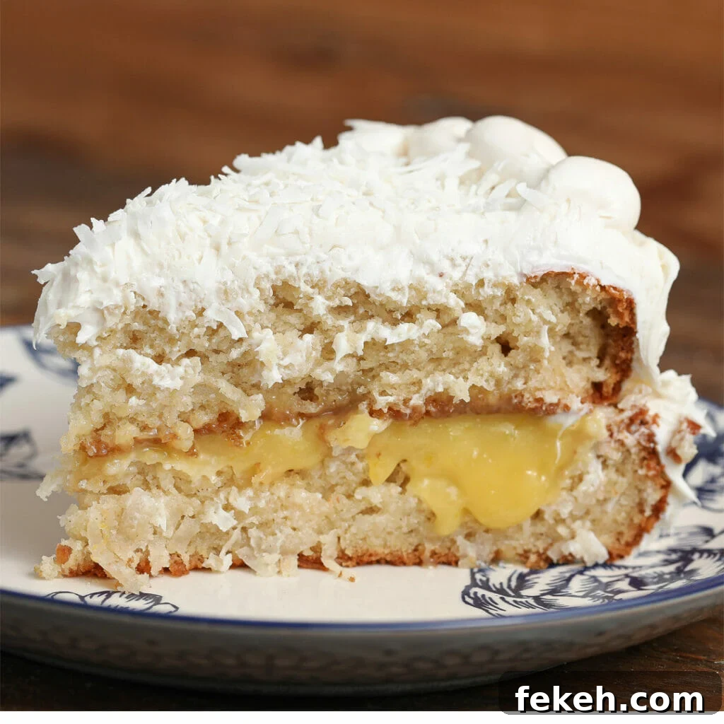44 Gluten-Free Dairy-Free Cake Recipes for Every Occasion 33 Coconut Cake with Lemon Curd