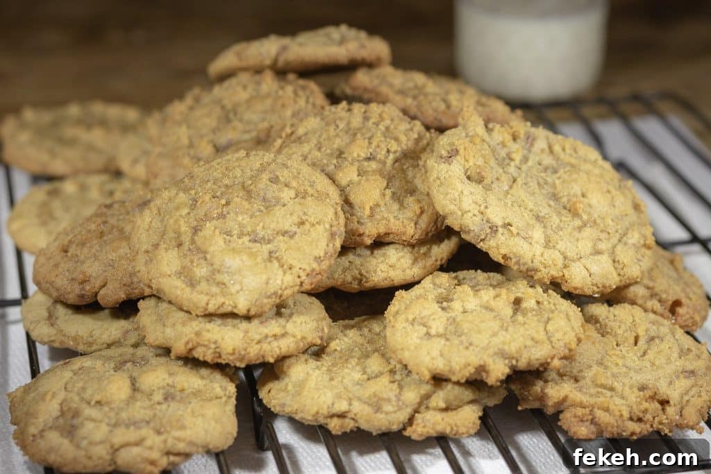 Smoked Chocolate Chip Cookie Recipe — Smoky, Crispy & Gooey 8 Chocolate Chip Cookies on a cooling rack
