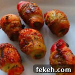 Grilled Bacon-Wrapped Jalapeno-Stuffed Olives