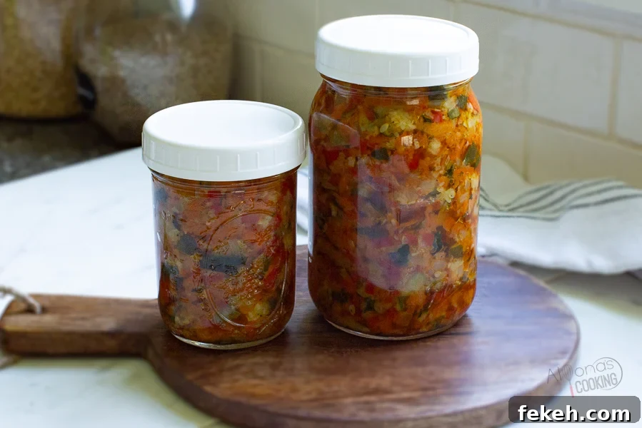 Zucchini Ikra: Savory Vegetable Spread Recipe for Every Meal 2 storing zucchini spread