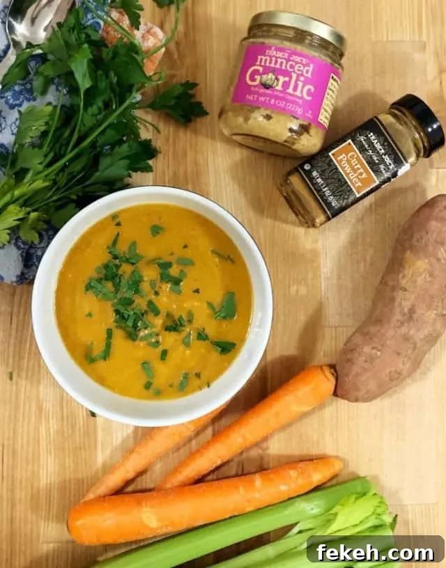 sweet potato chorizo soup ingredients