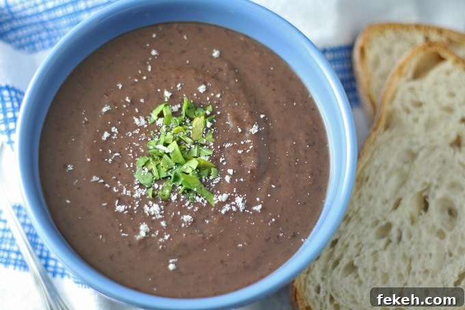 Black bean soup