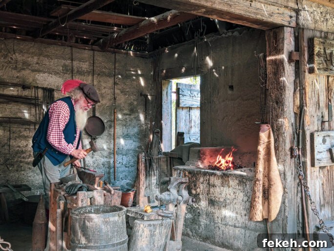 3-Day St. Augustine Itinerary: Top Sights & Historic Stops 8 Watching this master blacksmith work a hot piece of iron has me mesmerized!