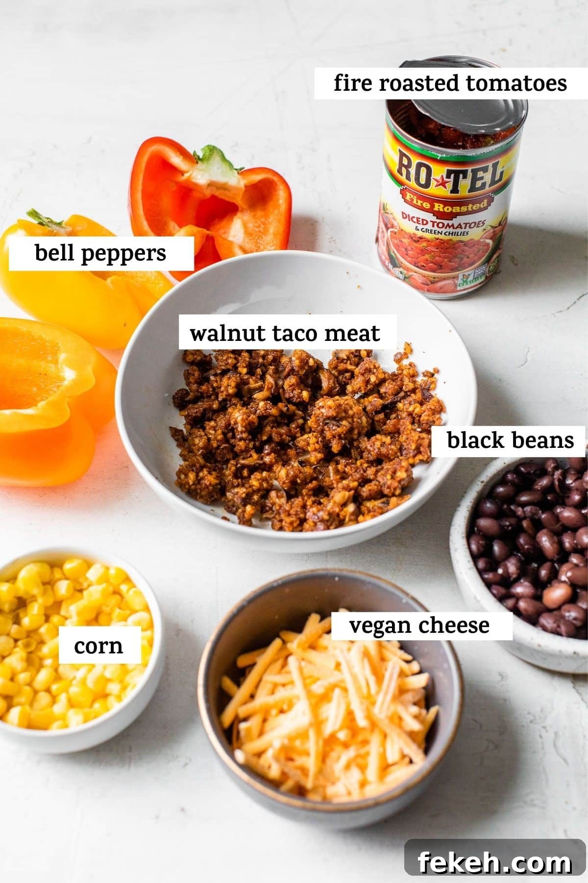 ingredients on a table with text overlay