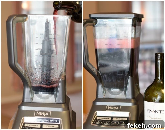 Quick 5-Minute Sangria Recipe for Parties and Summer Gatherings 8 how to aerate wine in a blender