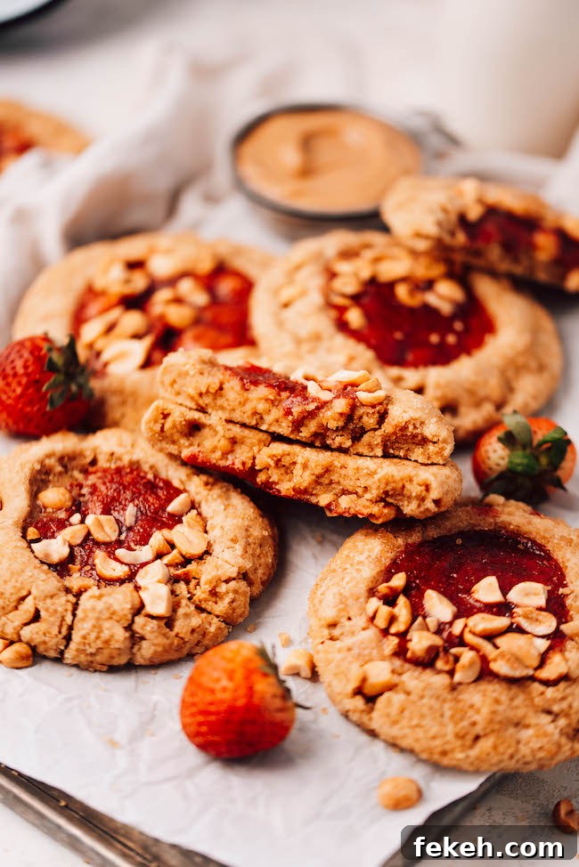 Bakery-Style Peanut Butter and Jelly Cookies 5 img 2929 4