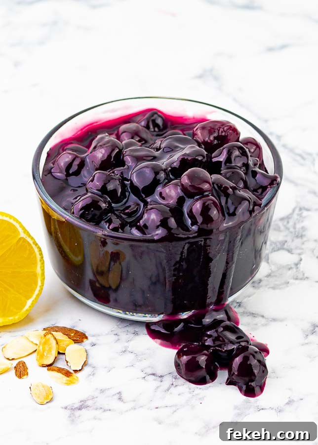 Homemade Cherry Pie Filling Recipe for Fresh, Luscious Pies 6 glass bowl of Homemade Cherry Pie Filling