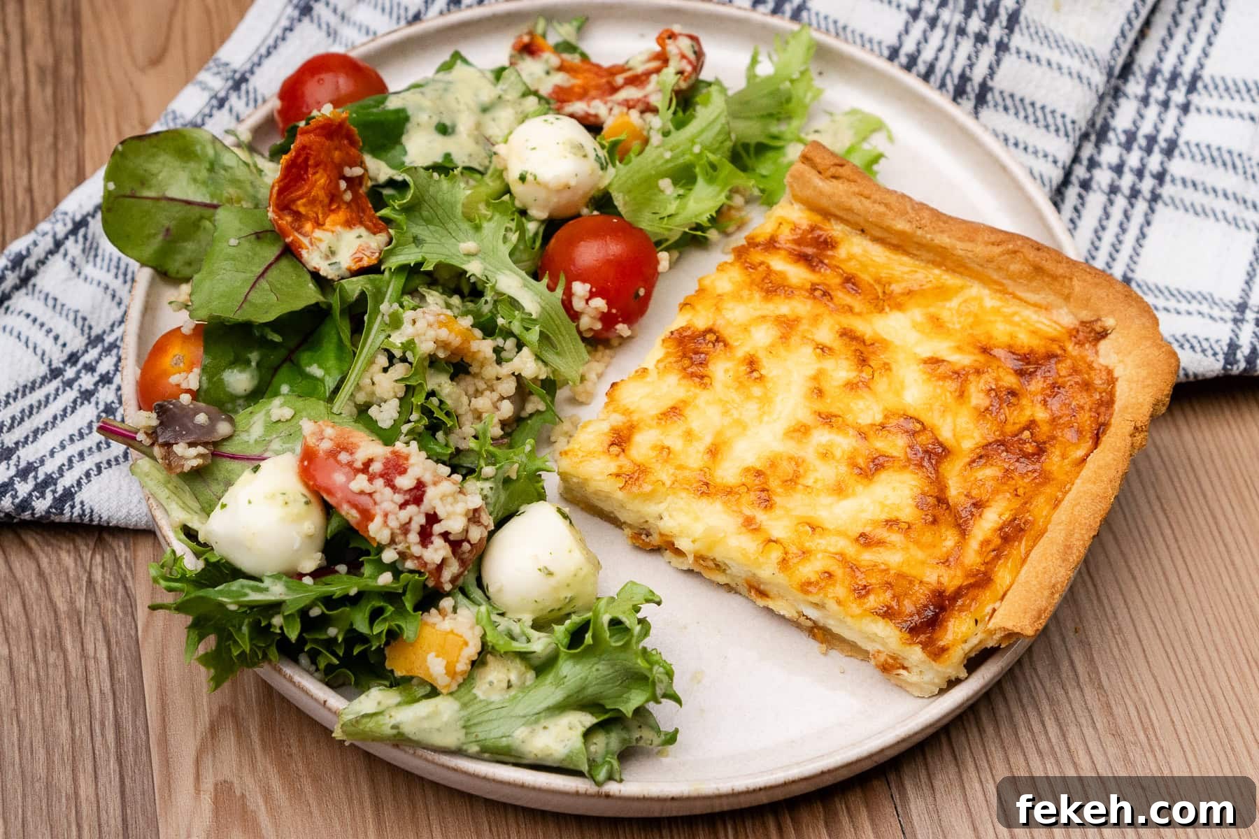 Classic Cheese Flan Recipe: Old-Fashioned Dinner Dessert 23 Cheese Flan Old School Dinner served with a side salad