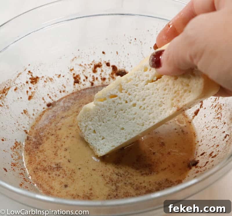 Low-Carb Cinnamon French Toast Recipe for Keto Diet Enthusiasts 6 Keto Cinnamon French Toast Recipe