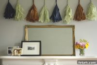 How to Make a Tissue Paper Tassel Garland for Your Party
