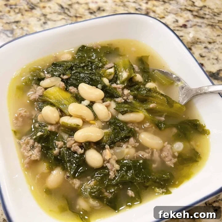 Instant Pot Bean & Escarole Soup