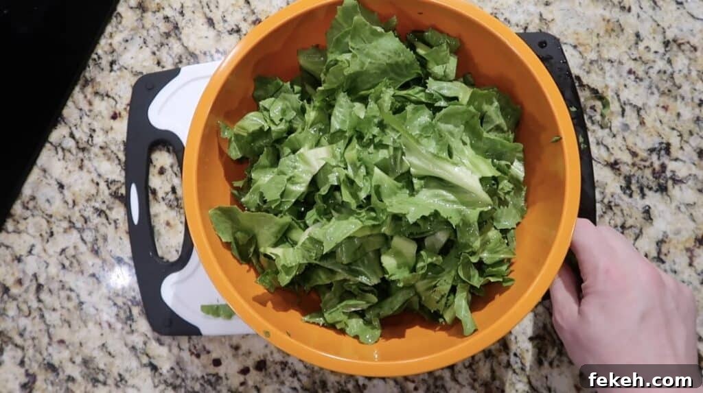 Instant Pot Escarole and White Bean Soup Recipe 4 Chopped escarole
