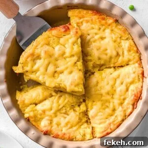 Cheesy Potato Pie Recipe: Crispy Crust & Melty Filling 17 cheese and potato pie cut in slices.