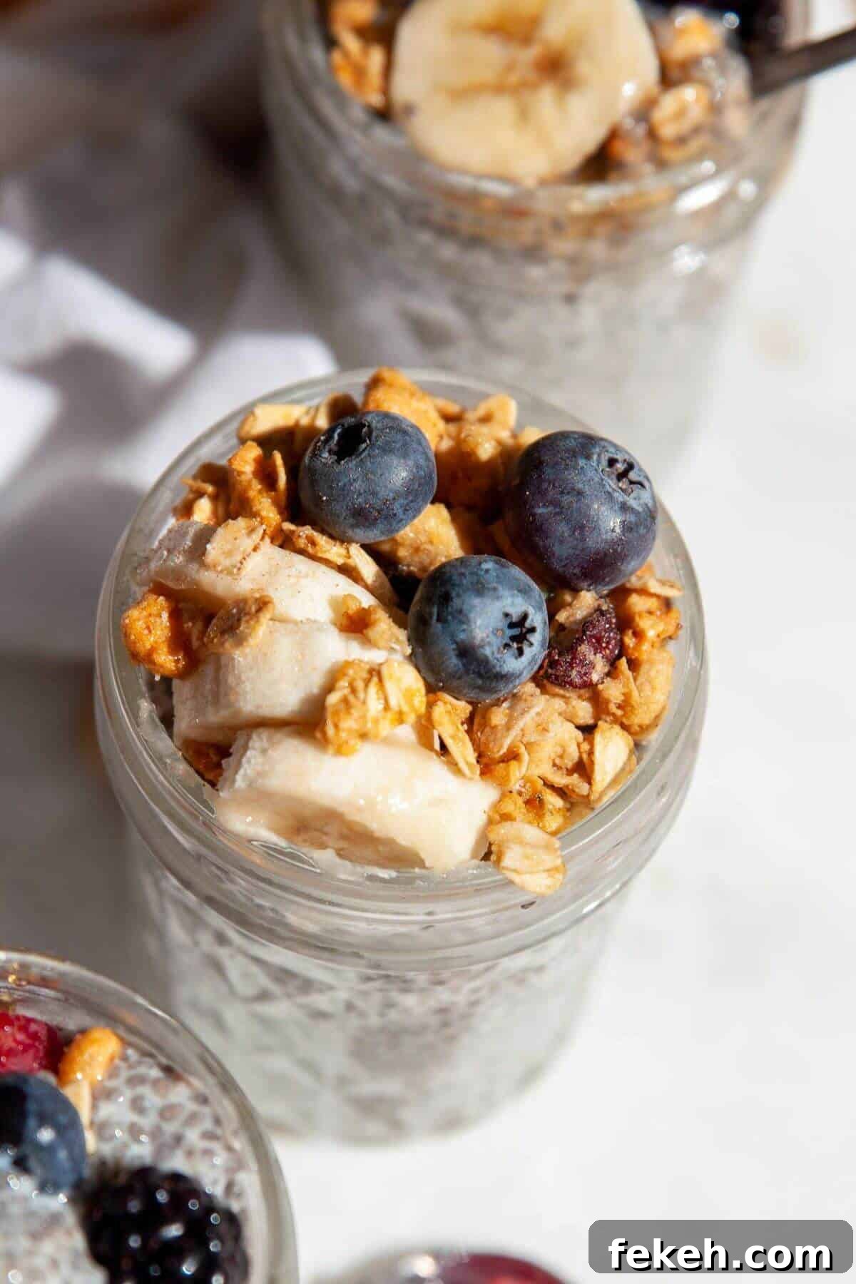 Creamy Banana Chia Pudding with Vanilla and Maple 6 Easy banana chia pudding.