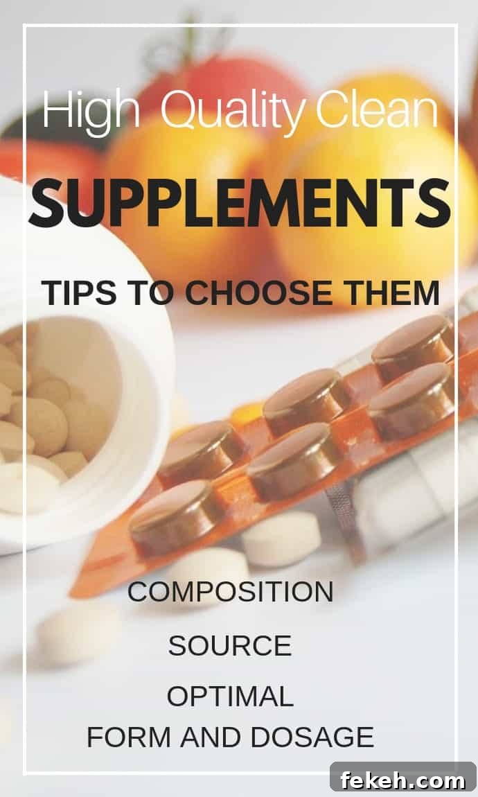 How to find high quality natural supplements and vitamins? Here are some tips for choosing the best high quality clean supplements by looking at their composition and origin. Plus tips to increase your supplement's effectiveness