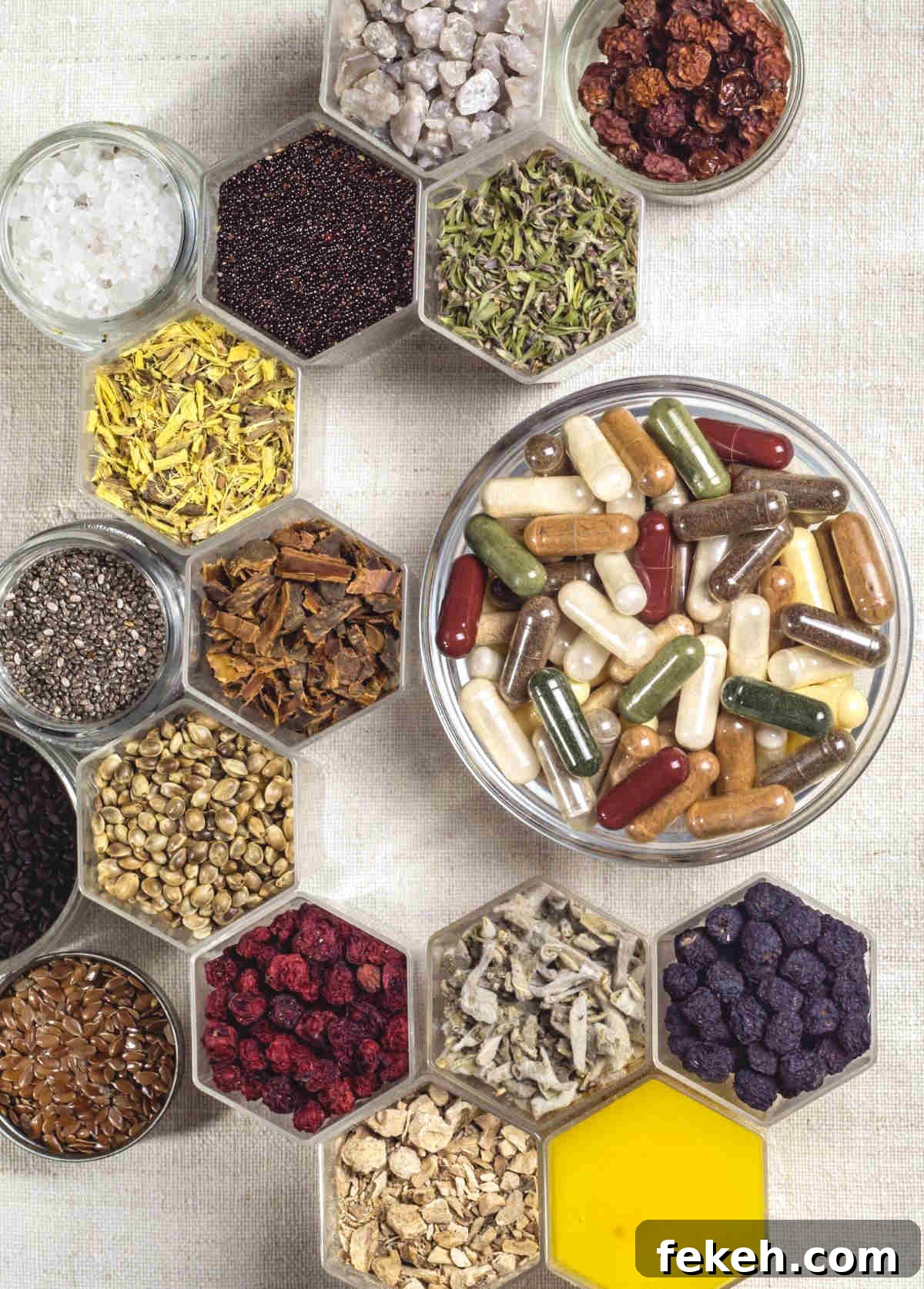 Natural nutrition supplements.