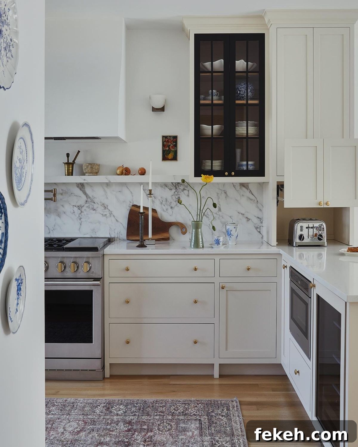 21 Smart Kitchen Upgrades to Conceal Small Appliances 11 9. The Fold Down Appliance Garage
