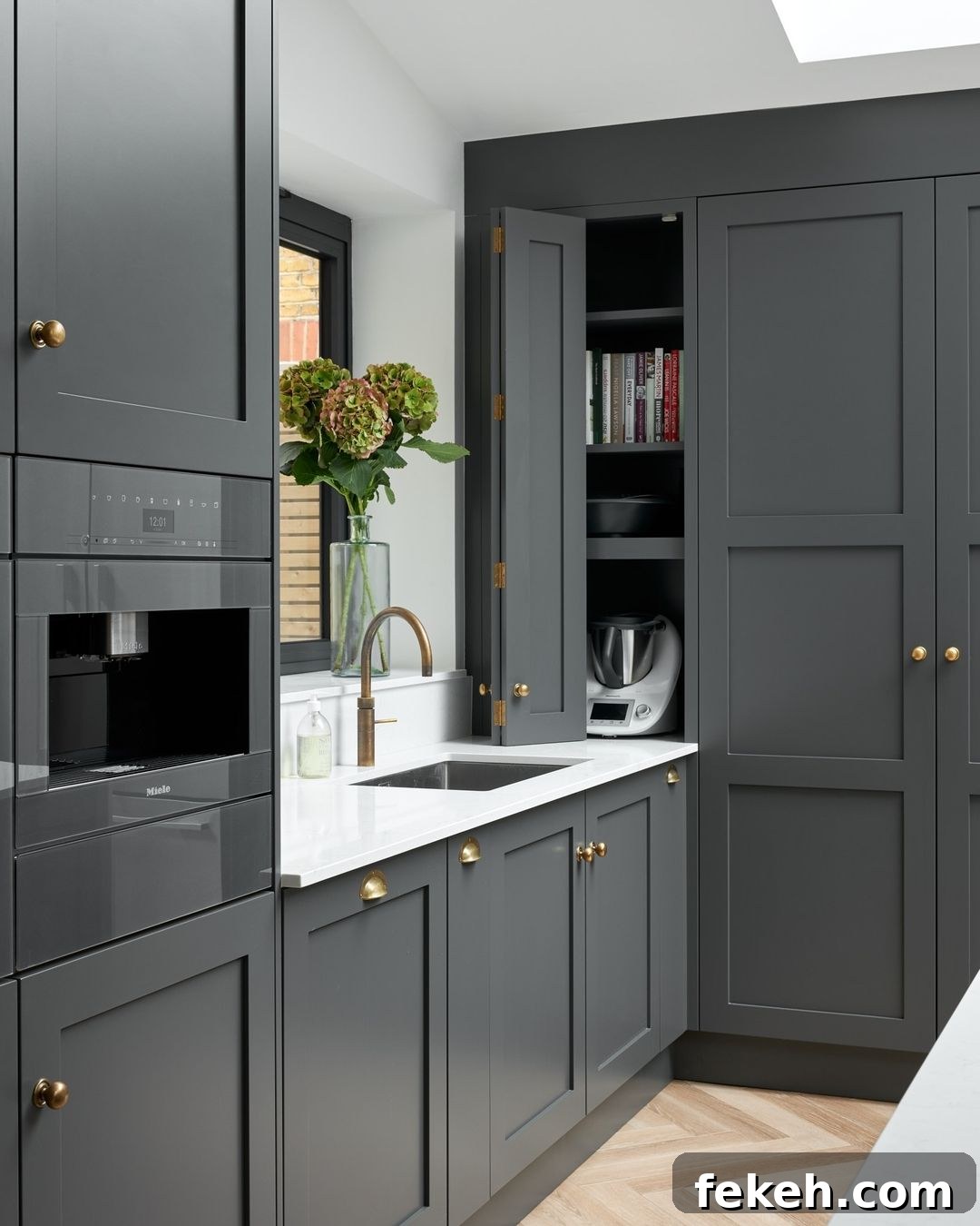 21 Smart Kitchen Upgrades to Conceal Small Appliances 17 15. Bespoke Cabinetry