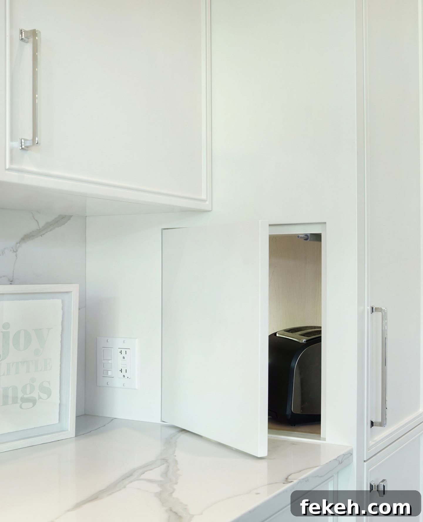21 Smart Kitchen Upgrades to Conceal Small Appliances 4 2. Breakfast Cabinets