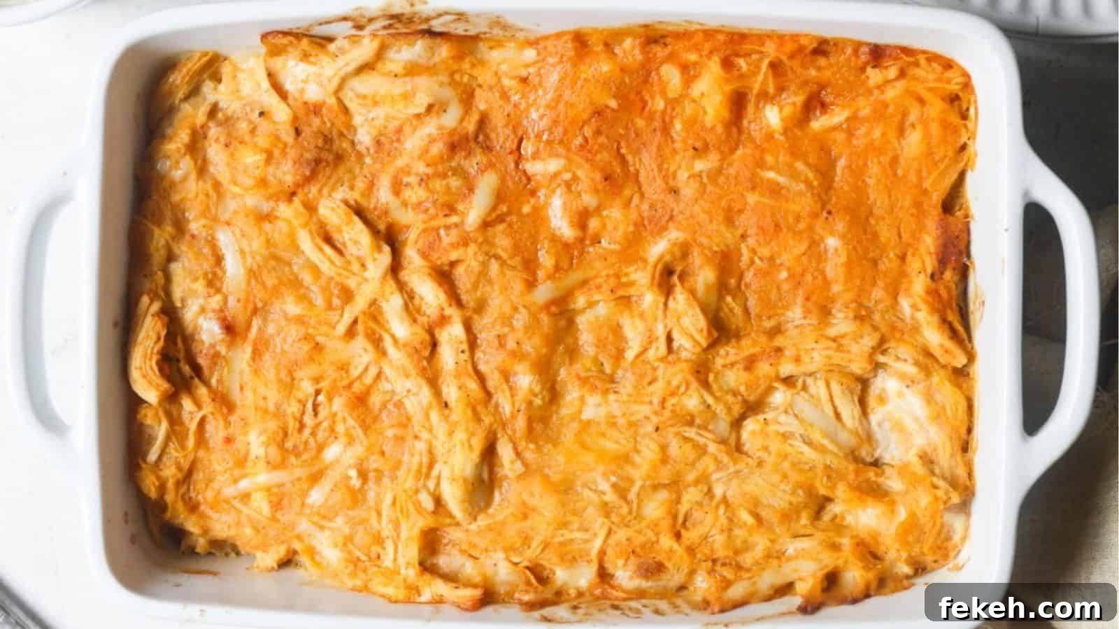 17 Irresistible Creamy Chicken Casseroles for Family Dinners 16 Buffalo Chicken Casserole
