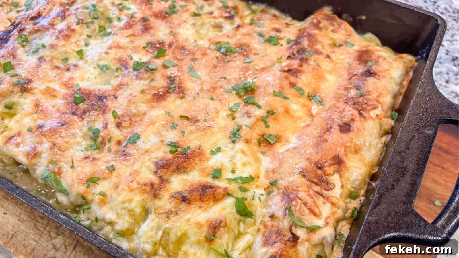 17 Irresistible Creamy Chicken Casseroles for Family Dinners 10 Creamy Green Chile Chicken Enchiladas