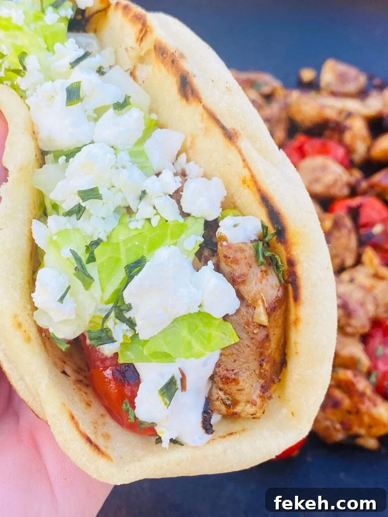 Blackstone Garlic Ranch Zucchini with Roasted Tomatoes 11 Easy Blackstone Chicken Gyros