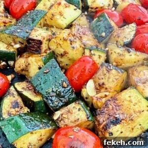 Blackstone Garlic Ranch Zucchini with Roasted Tomatoes 16 Blackstone Garlic Ranch Zucchini and Tomatoes