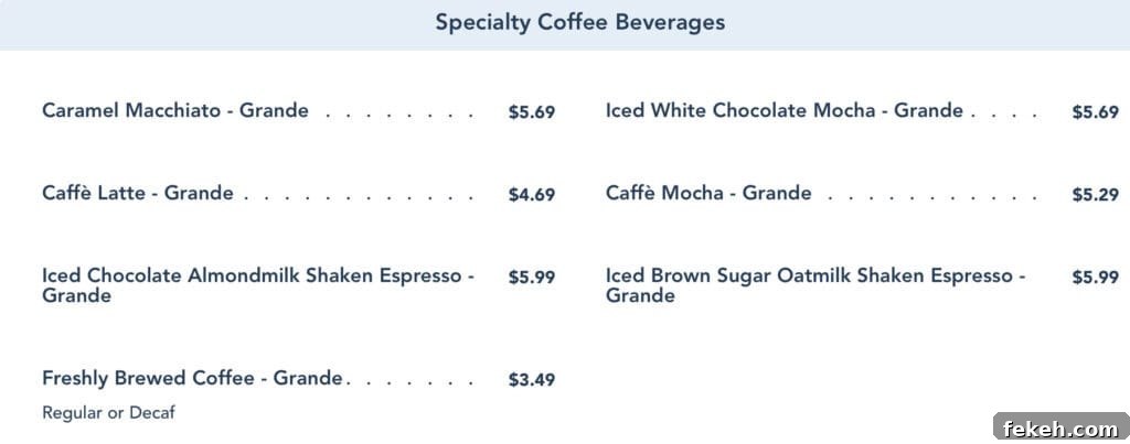 Main Street Bakery: Fresh Breads, Pastries & Local Favorites 3 Specialty Coffee menu.